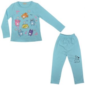 ست تی شرت و شلوار دخترانه کد 1623-4 - تصویر 1