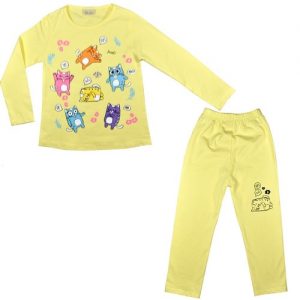 ست تی شرت و شلوار دخترانه کد 1623-5 - تصویر 1