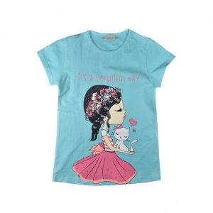 ست تیشرت و شلوار دخترانه نیروان کد 1714 -1 - تصویر 3